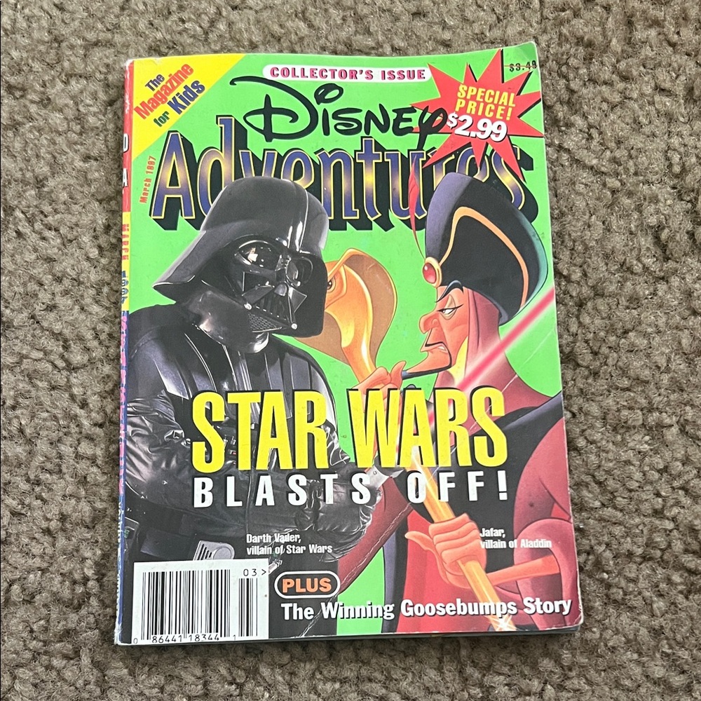 Disney Adventures Star Wars Blasts Off Magazine